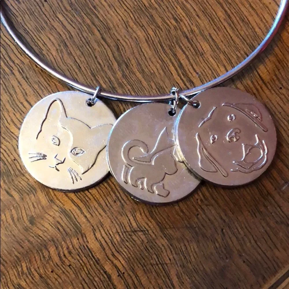 Set of 3 Charm Bracelets